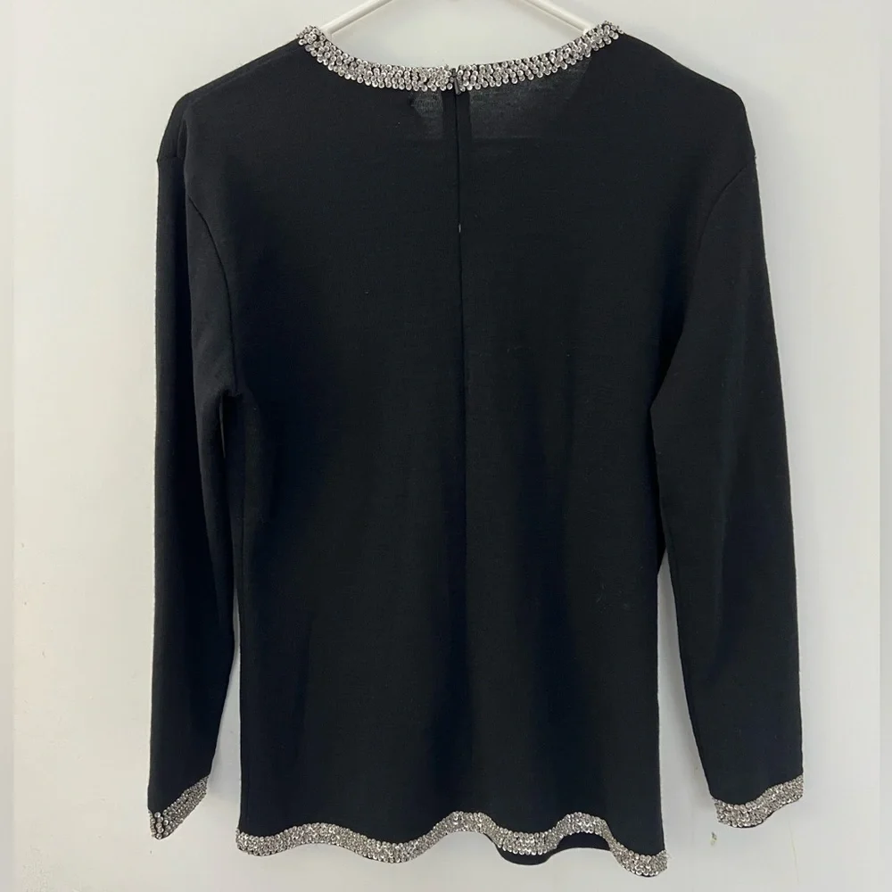 Vintage Saks Fifth Avenue 100% Wool Sweater - SIZE 6 - Picture 9 of 12